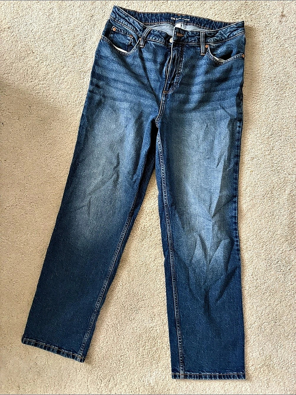 ON 34TH Straight Leg Women's Jeans Waist 12/31 Blue